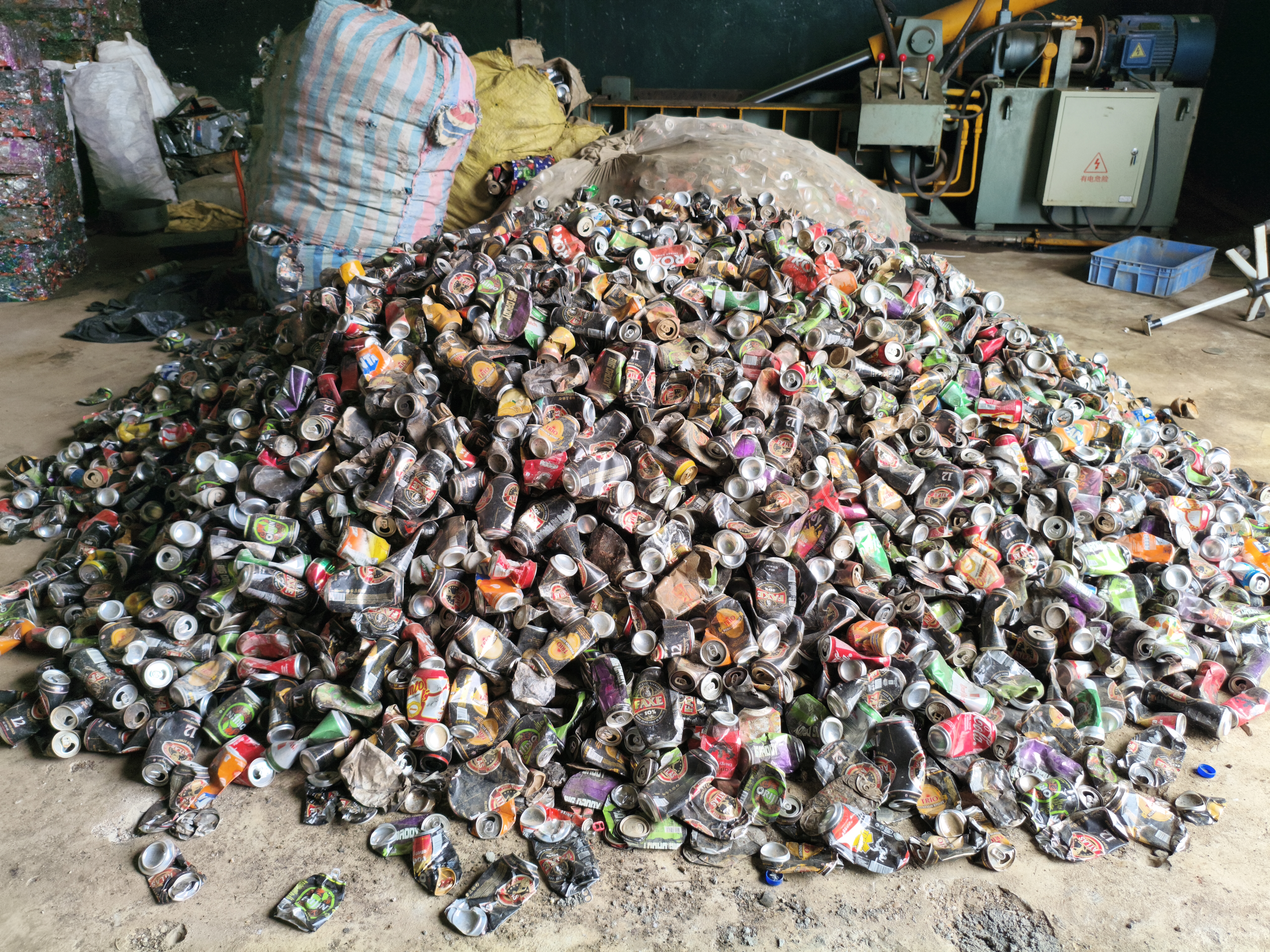 Liberia's first waste segregation and recycling.